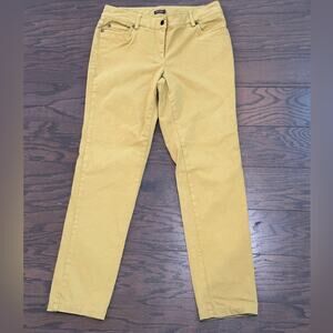 J. Mclaughlin Mustard Straight leg Jeans Size 6